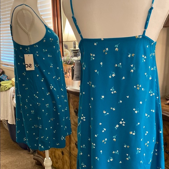 🎉SALE🎉SO Blue Mini Dress with Nautical Charm - Picture 5 of 13